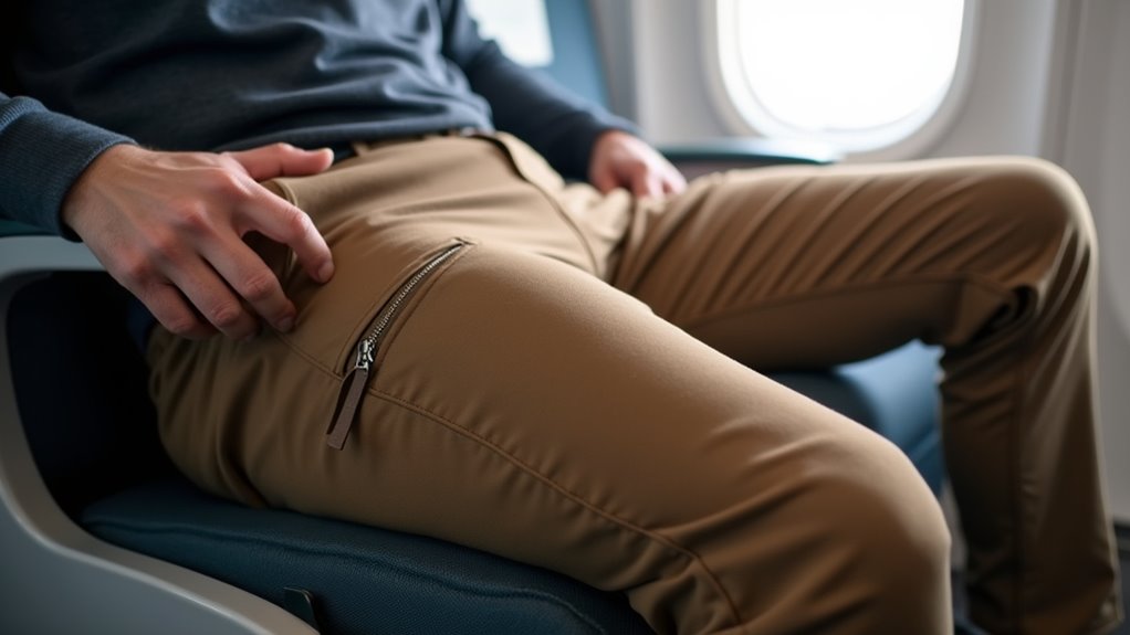 secure durable eco friendly travel pants