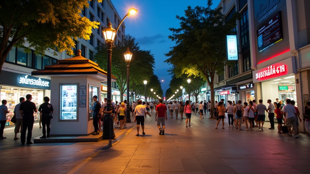 shopping districts security measures