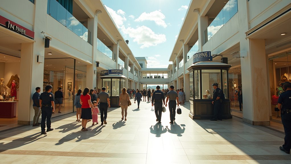 shopping security varies citywide