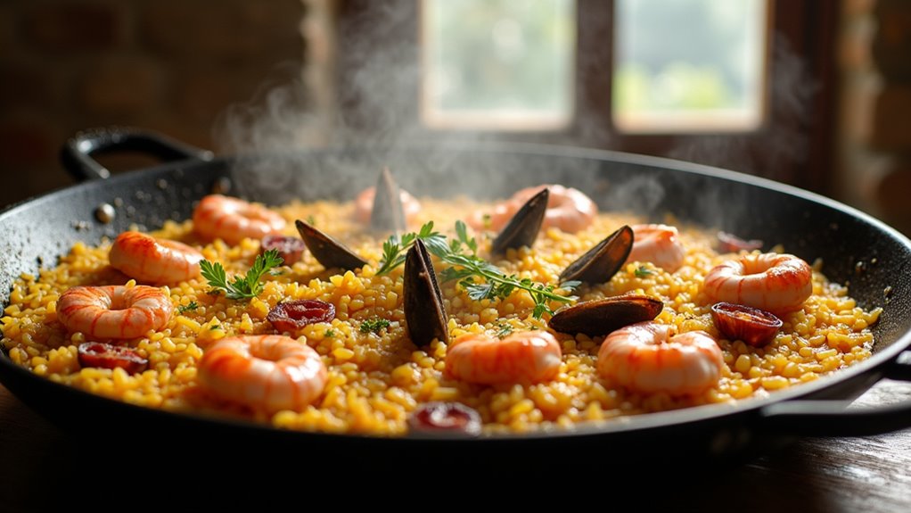 spanish saffron rice dish
