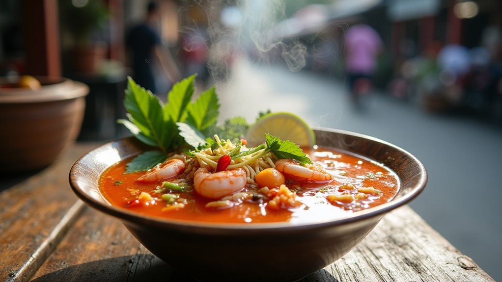 spicy sour shrimp soup