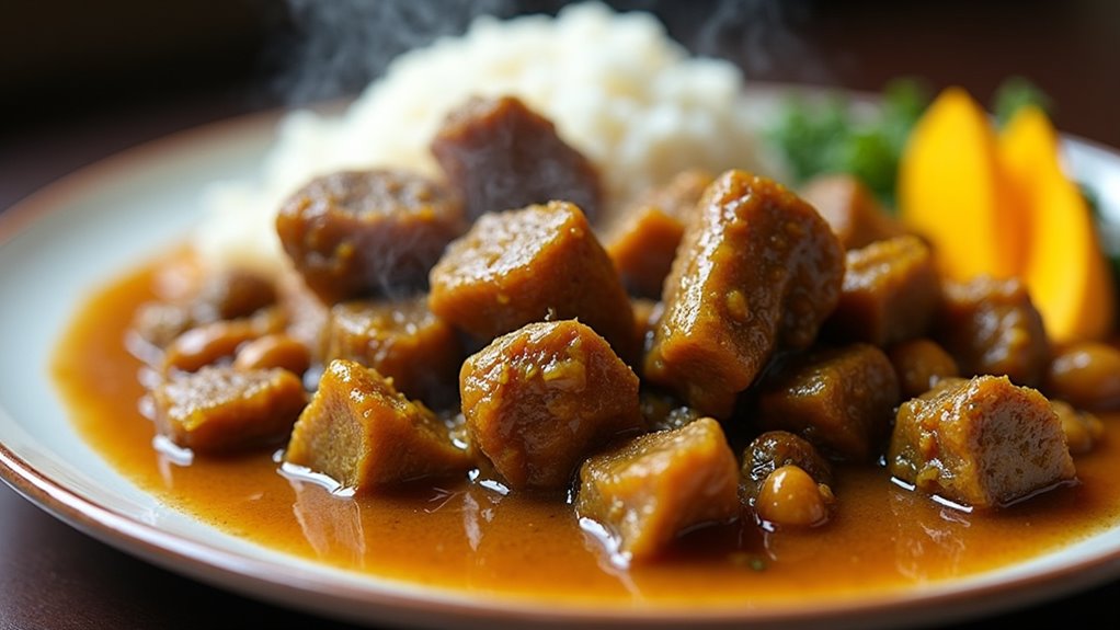 spicy tender goat stew