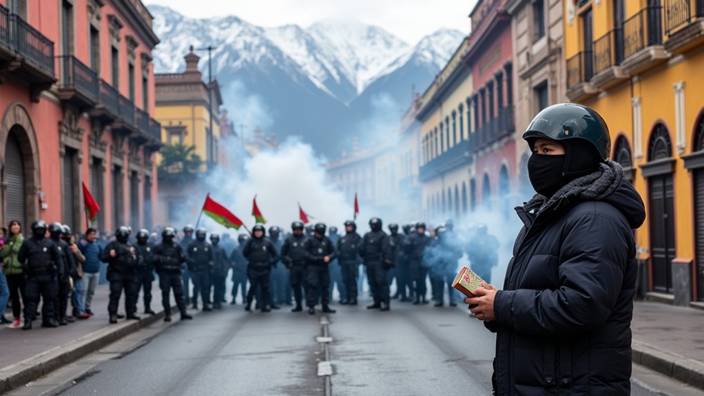 stay alert during protests