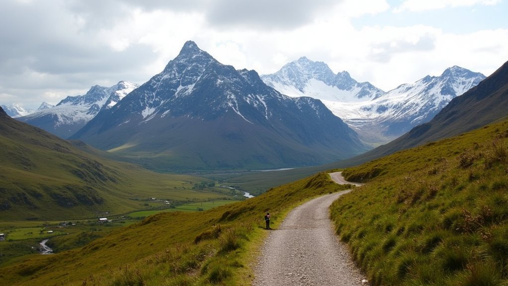 stunning scottish mountain hike