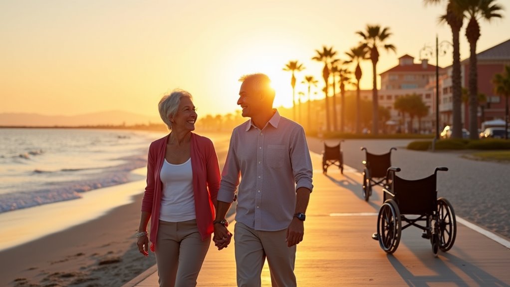 sunny beaches and accessible parks