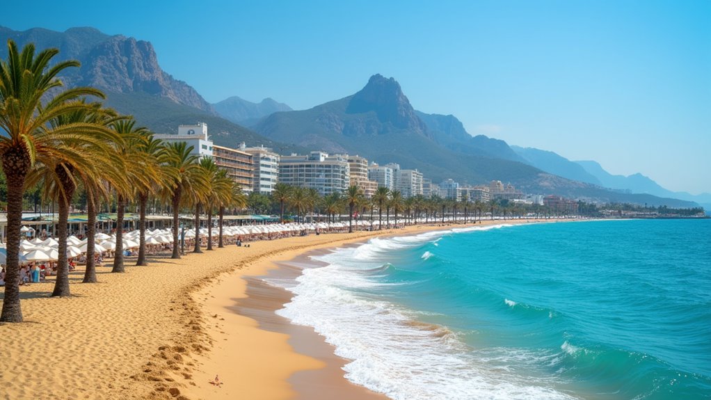 sunny beaches year round