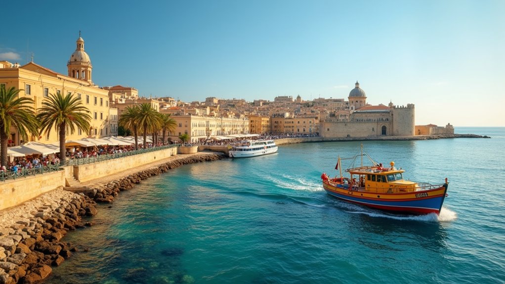 sunny mediterranean climate year round