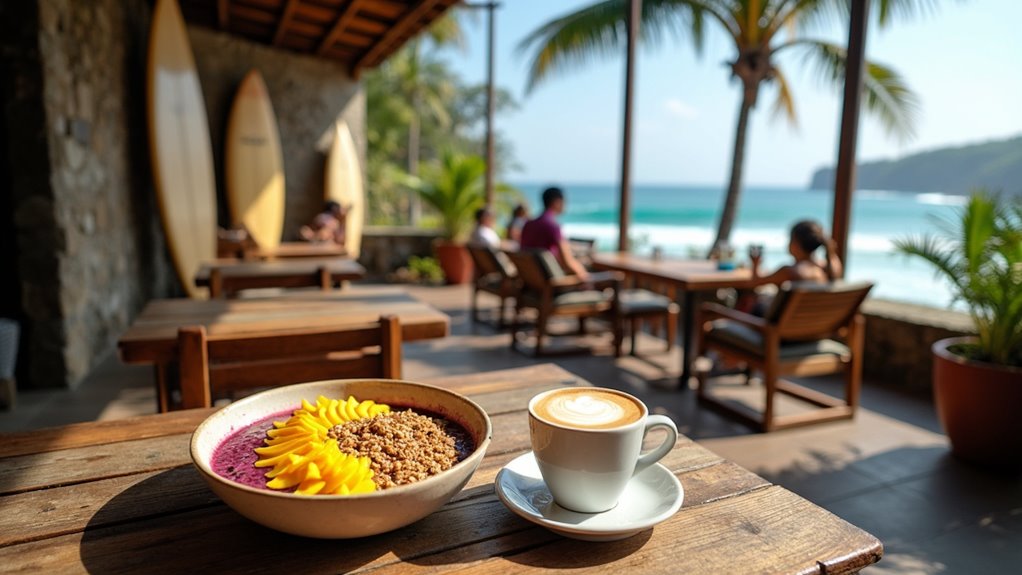surf cafe with healthy options