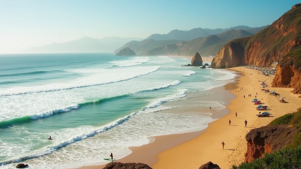 surf schools and accommodations
