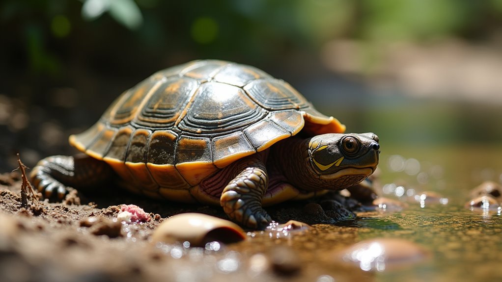 survival of shell less turtles
