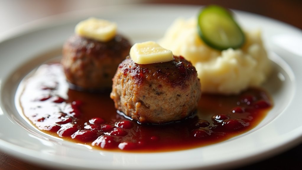 swedish meatballs with lingonberries