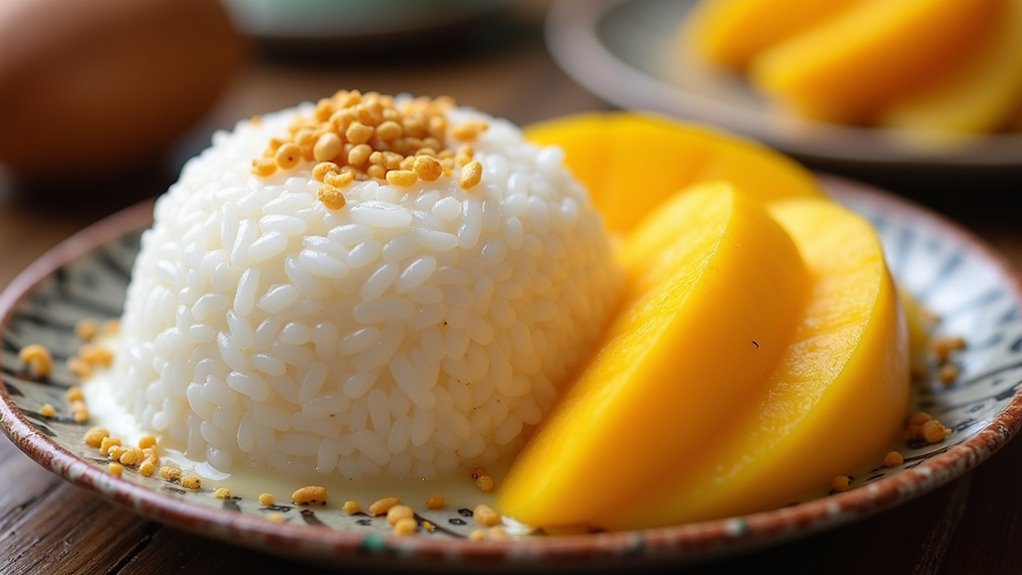 sweet mango sticky rice