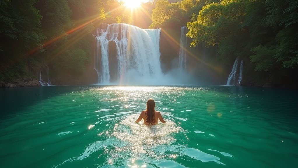 swim waterfalls croatia september