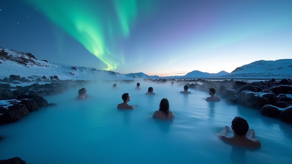 thermal relaxation and northern lights