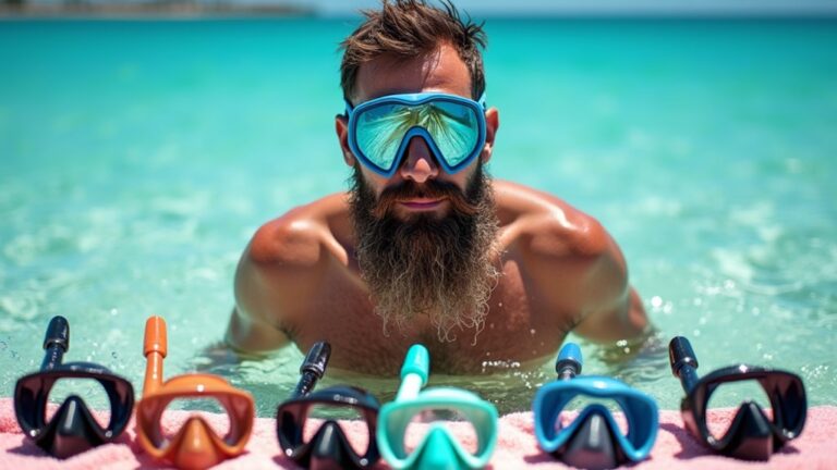 top beard friendly snorkel masks
