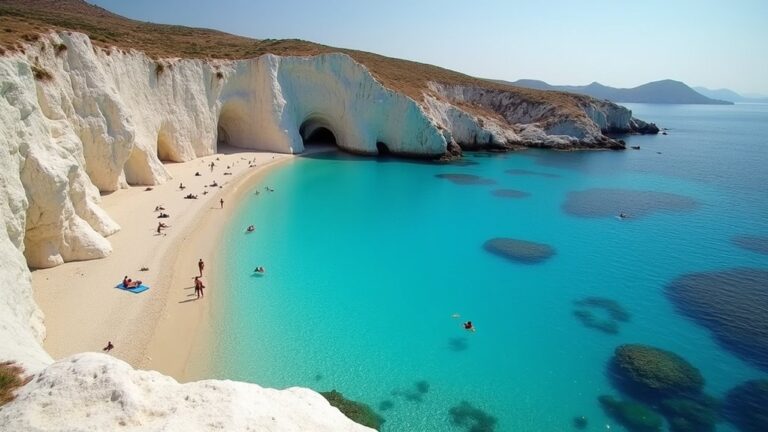 top swimming beaches in milos