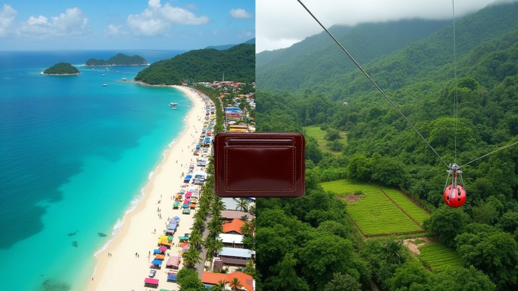 tourist spending varies greatly