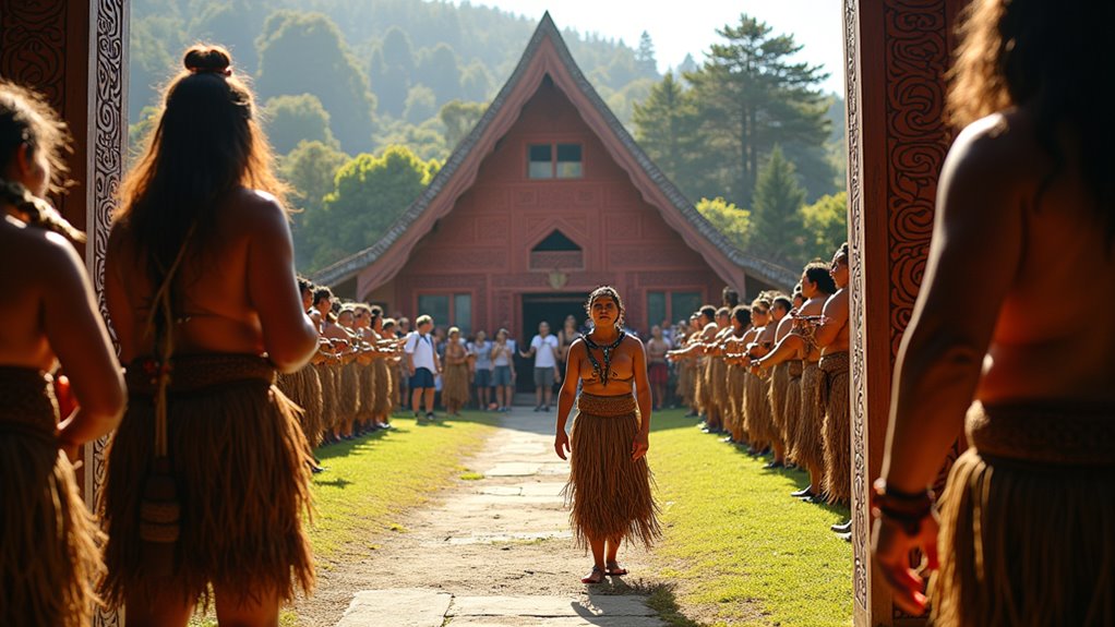 traditional m ori welcoming ceremony