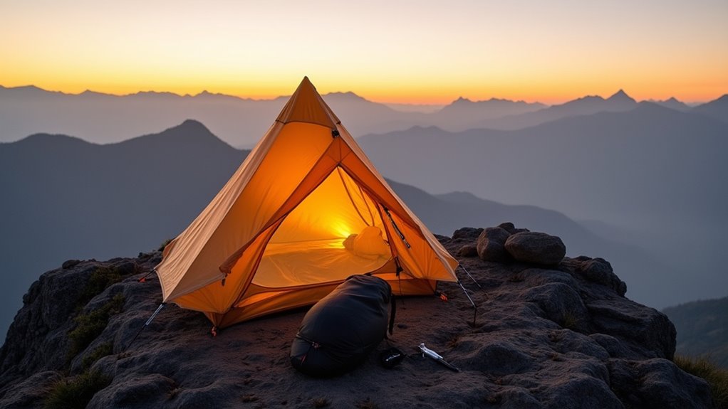 ultralight weather resistant minimal shelter