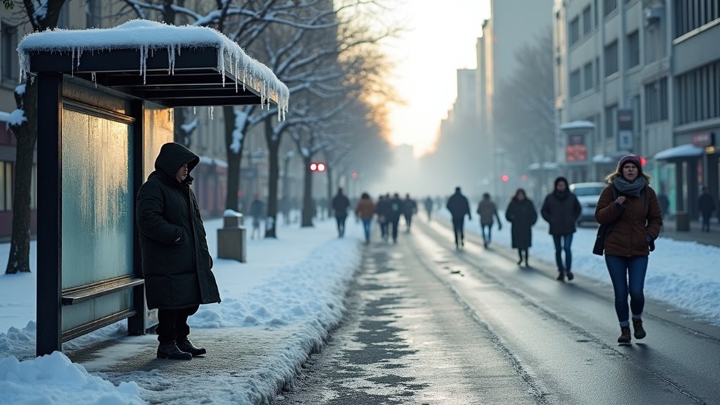 urban cold with humidity
