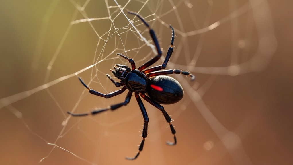 venomous australian redback spider