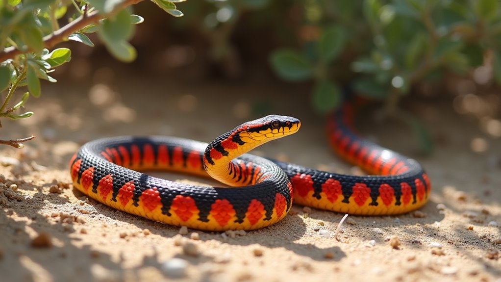 venomous coral snake encounters