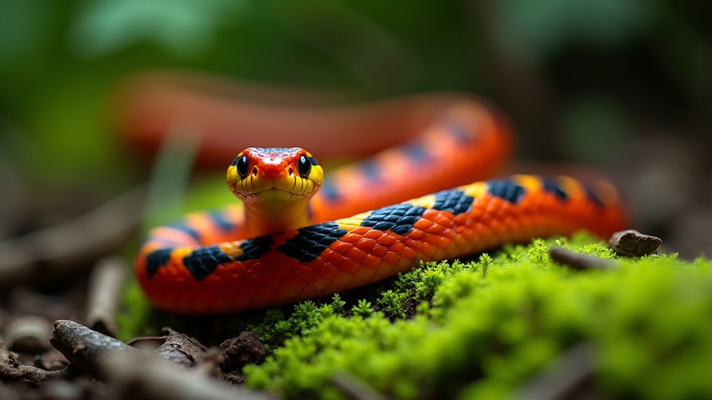 venomous coral snake warning