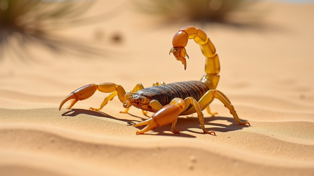 venomous desert scorpion encounters