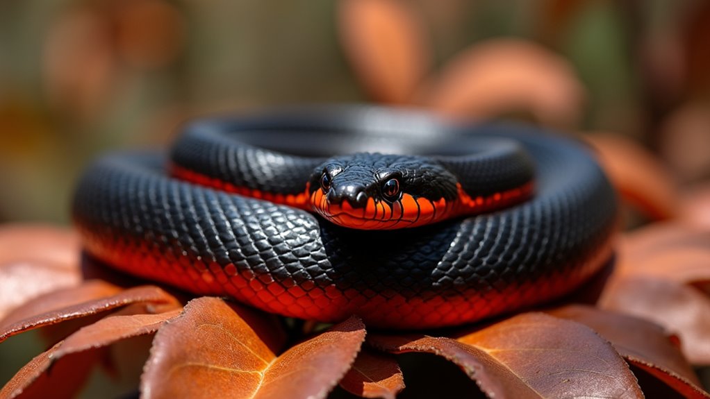 venomous striking australian snake