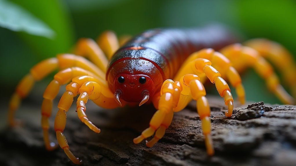 venomous tropical centipede danger