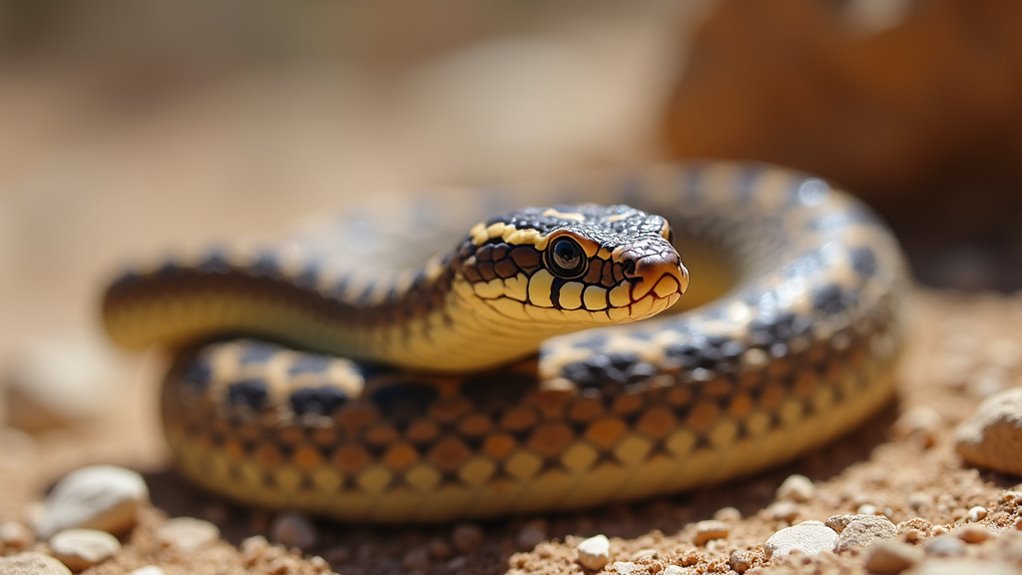 venomous zigzag pattern snake