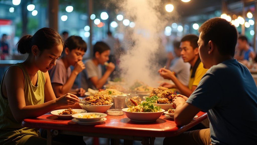vibrant affordable malaysian street food