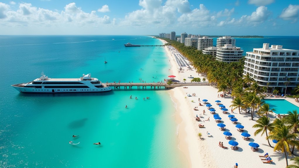 vibrant beach hub paradise