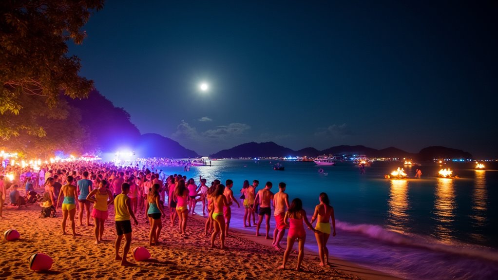 vibrant beach party hub