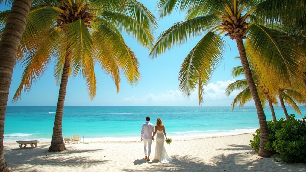 vibrant beachfront wedding destination