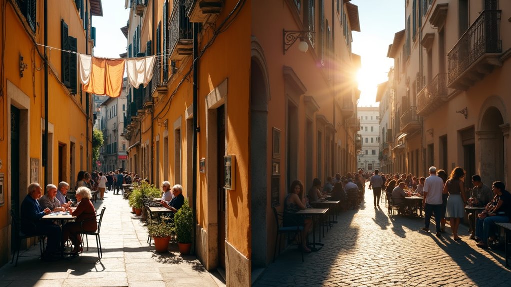 vibrant city life experience