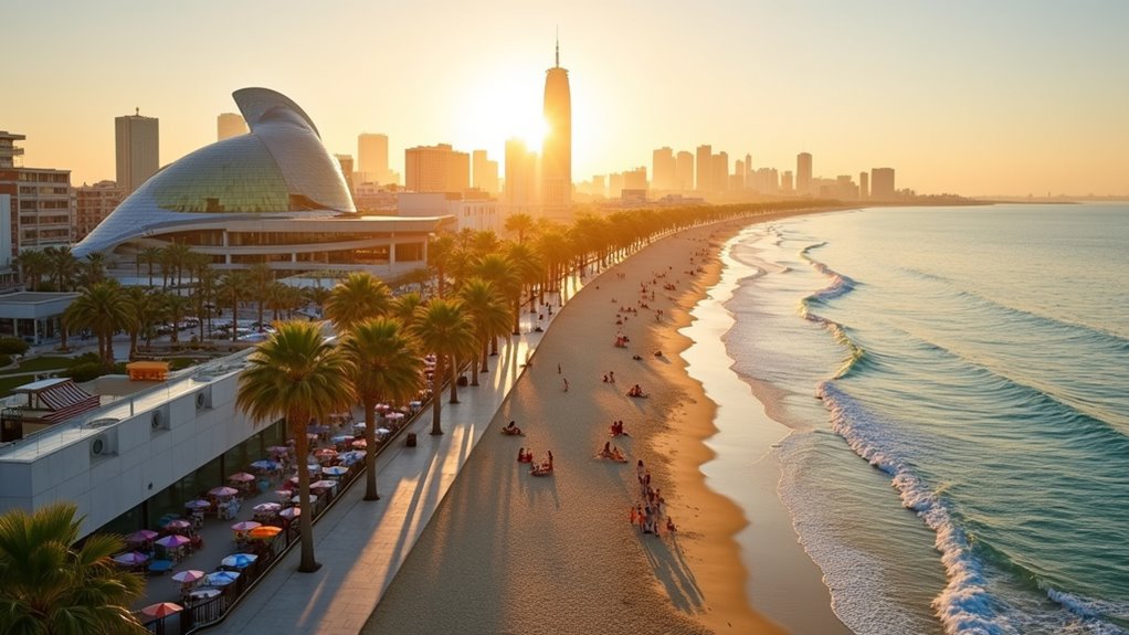 vibrant coastal city experience