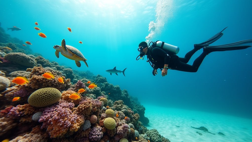 vibrant coral reef biodiversity