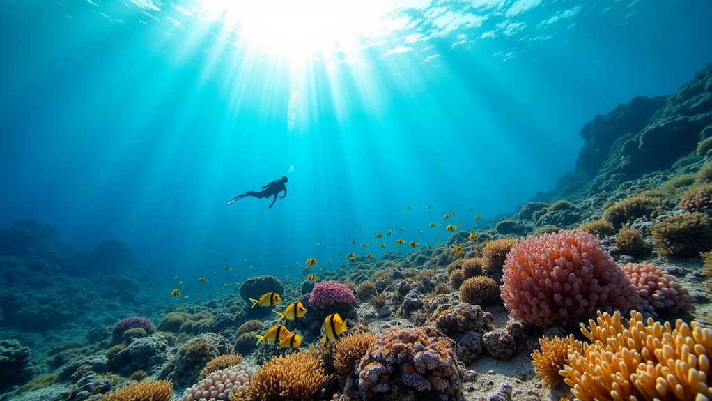 vibrant coral reef exploration