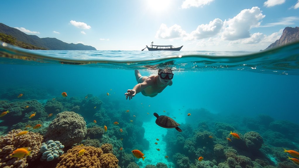 vibrant coral reef exploration