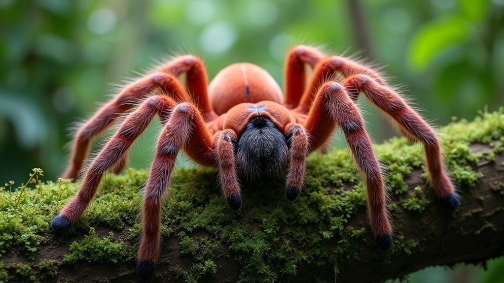 vibrant giant brazilian tarantula