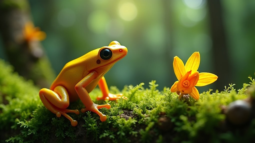 vibrant toxic habitat dependent amphibians