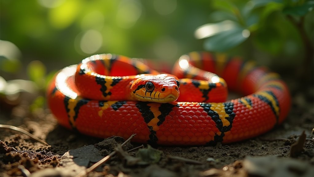 vibrant venomous elusive reptiles