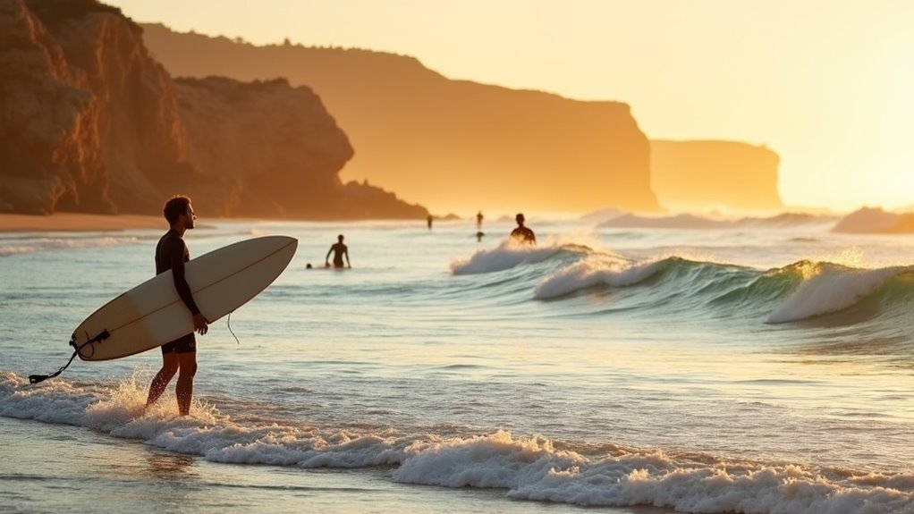 warm beginner friendly surf spot