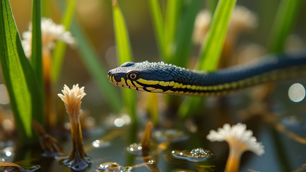 wetland dwelling slender swimmer