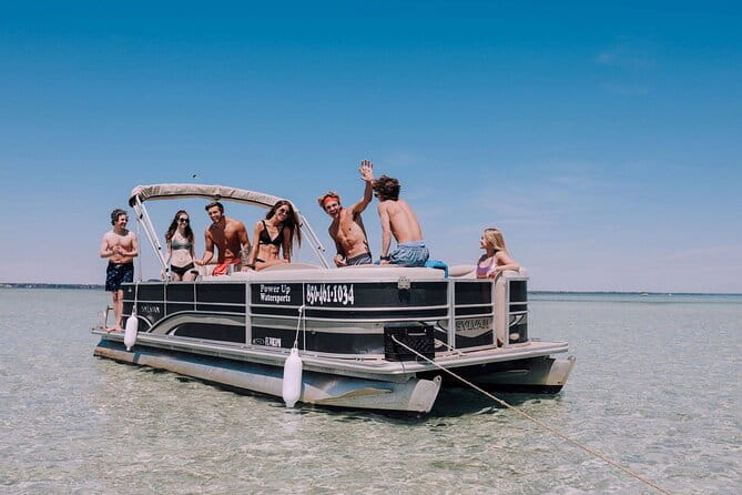12 passenger Crab Island pontoon boat rental - The Experience at Crab Island