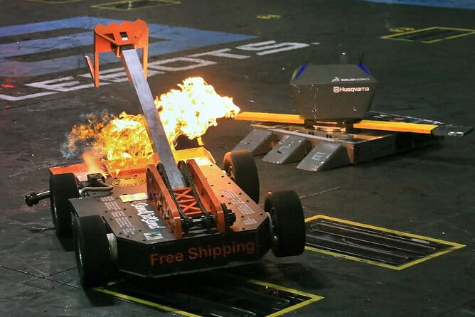 Battle Bots Destruct-A-Thon: Killer Robots Fighting in Las Vegas - Seating Options and What They Mean for You