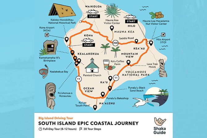 Big Island - South Island Coastal Loop Driving Tour - Day 2: Revisiting and Relaxing