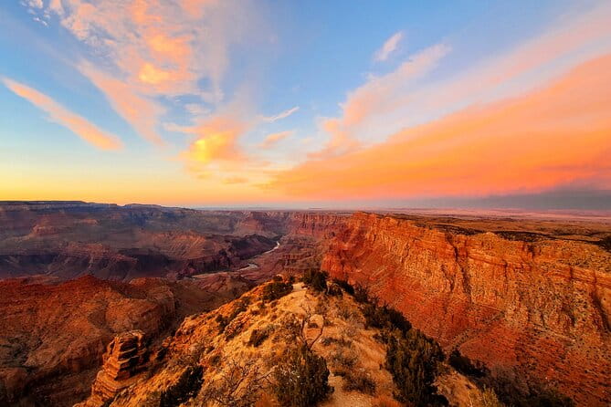 Grand Canyon South Rim Sunset Tour with Dinner included - The Itinerary in Detail