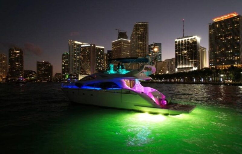Miami Yacht Rental with Jetski, paddleboards, Inflatables - The Crew and Service